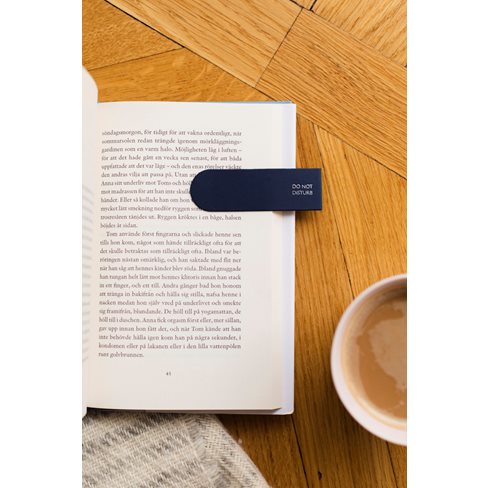 Bookbinders Magnetic Bookmark, Do not disturb, Smoke Blue