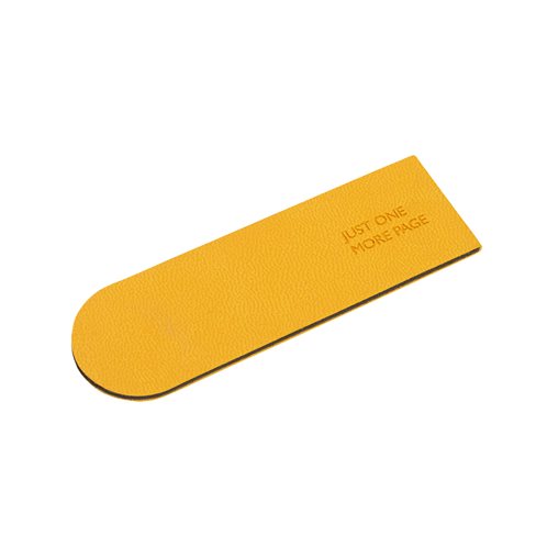 Bookbinders Magnetic Bookmark, Just one more page, Sun Yellow