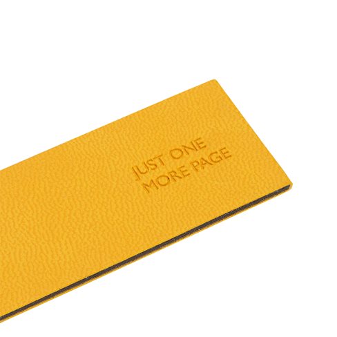 Bookbinders Magnetic Bookmark, Just one more page, Sun Yellow