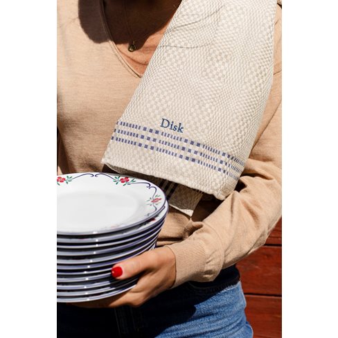 Tea Towel, Daladräll, embroidery DISK