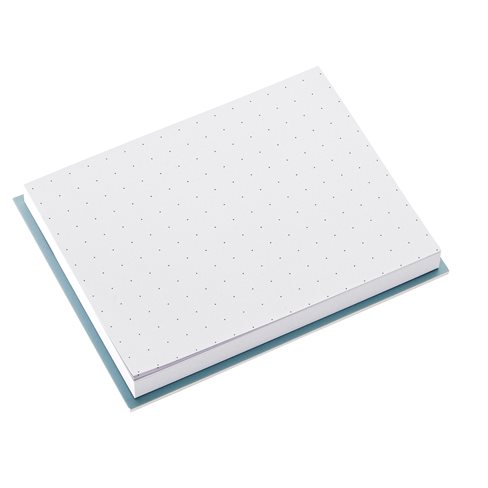 Bookbinders Design Sticky Notepad, Dusty Green