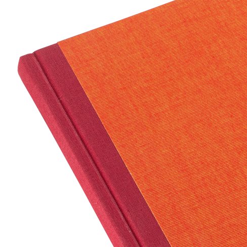 Notebook Hardcover, Marigold/Rose Red