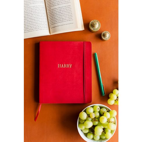 Bookbinders Softbound Notebook, Rose Red