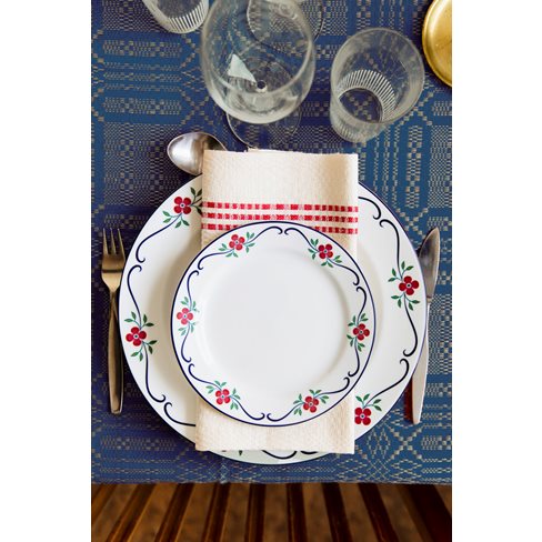Table Cloth, Norrlandskrus, blue full