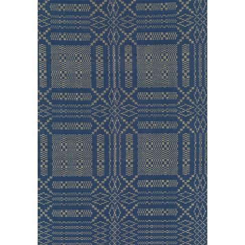 Table Cloth, Norrlandskrus, blue full
