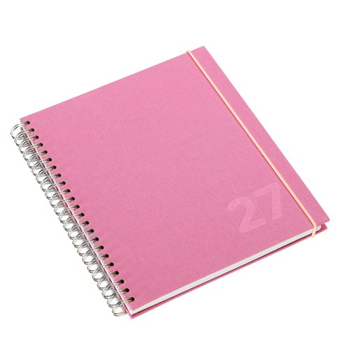 Kalender mit Ringbindung 2027, Bubblegum