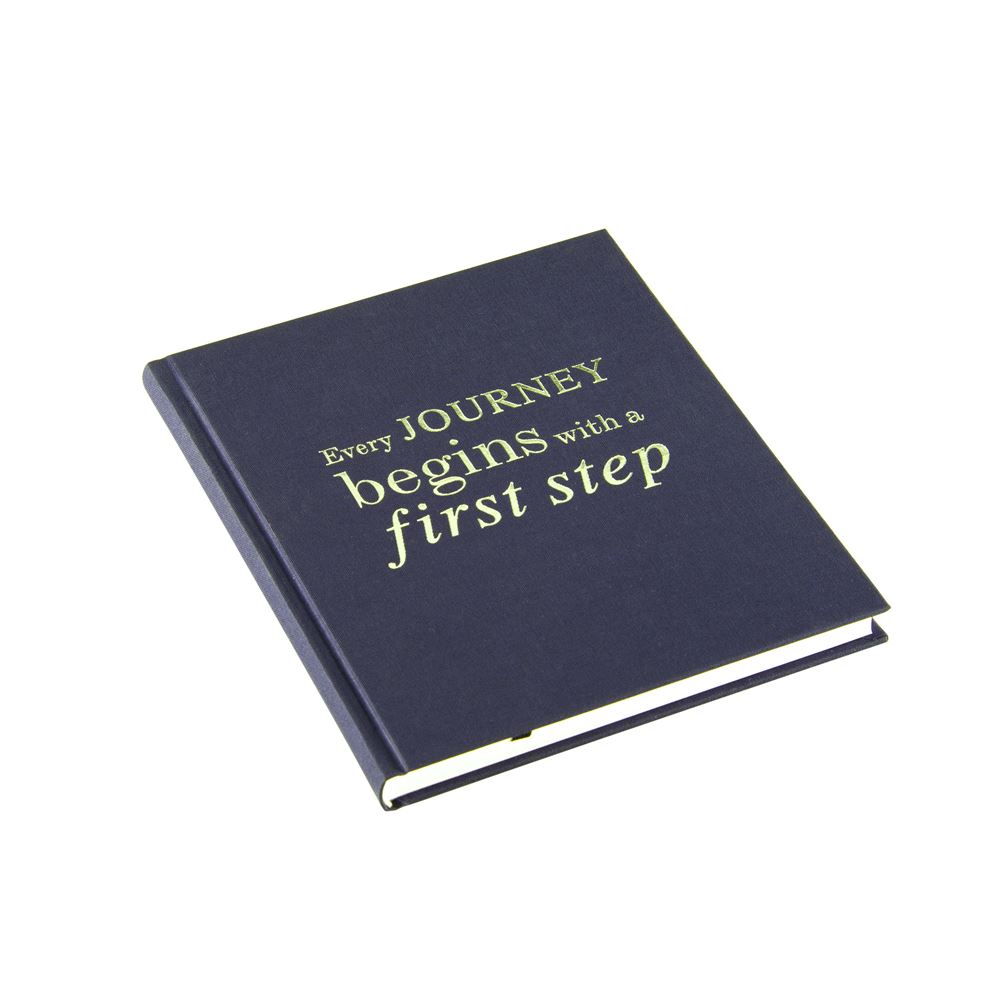 Notebook hardcover, smoke blue Size 17 x 20 cm