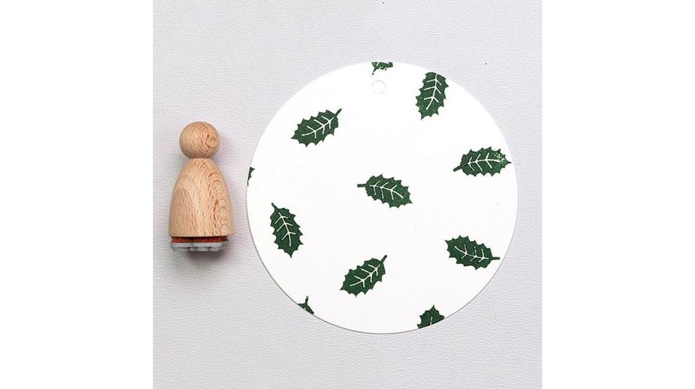 Stamp Holly Leaf