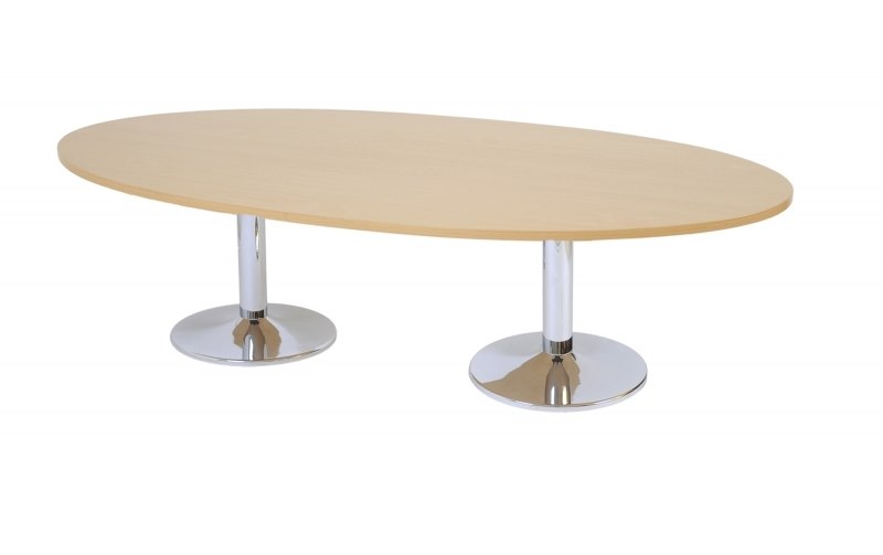 Konferensbord Nadir / Excet Low 180×100 cm krom 2 färger bordsskiva