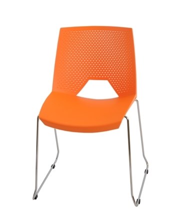 Stol Strike med medar, orange