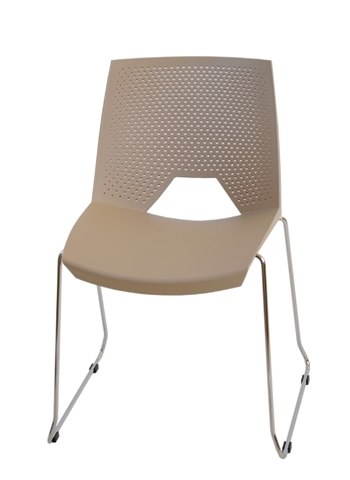 Stol Strike med medar, beige