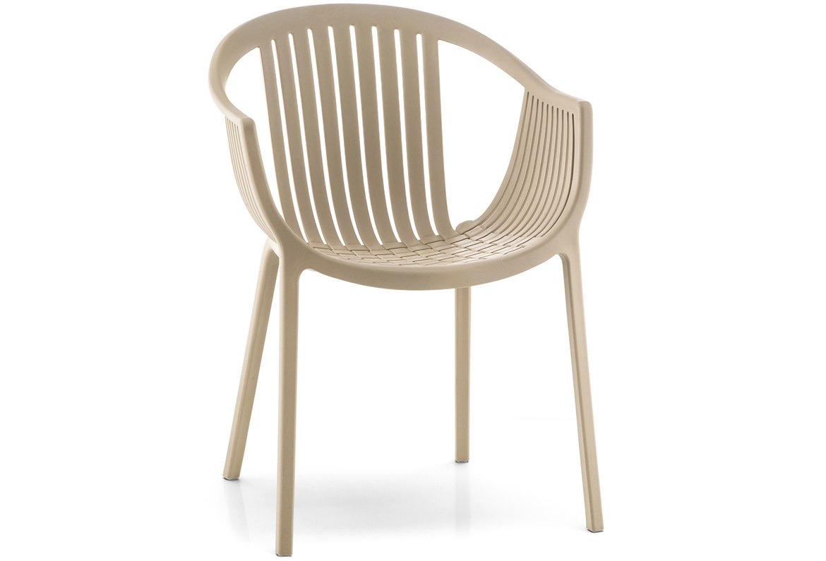 Karmstol Tatami, sh.44 cm, stapelbar, sand