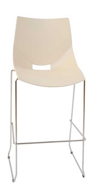 Barstol Shell, beige