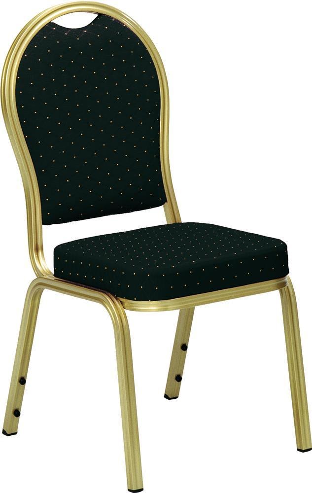 Bankettstol Premium, Svart/guld