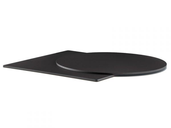 Nanolaminat Fenix Svart, diameter 119 cm