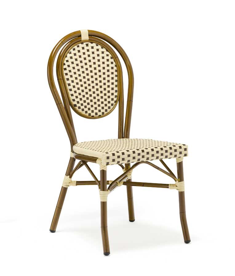 Stol Paris 1, cremé-brun