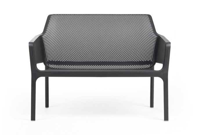 Soffa Net, sh.42 cm, stapelbar, antracit