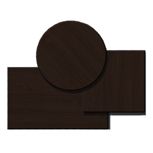 Komplett barbord höjd 110 cm, storlek dia 70 cm, bordsskiva i wenge