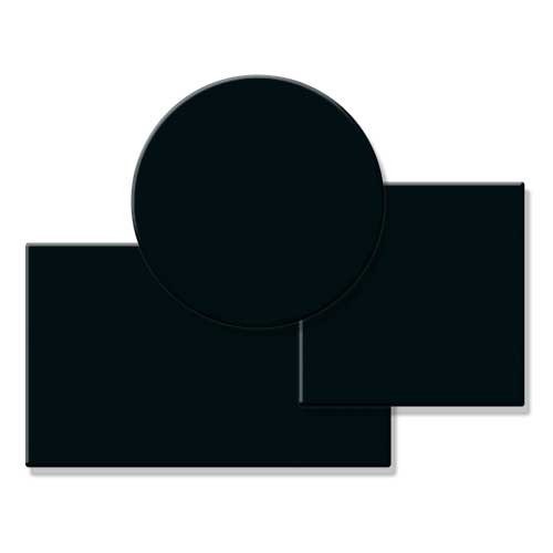 Komplett barbord höjd 110 cm, storlek dia 60 cm, svart bordsskiva