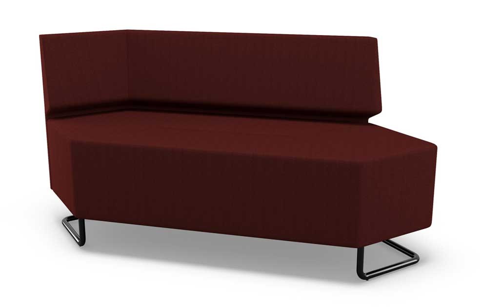 Flipper F2V Sofa venstre-bak, bredde 152 cm, valgfritt stoff / stativ