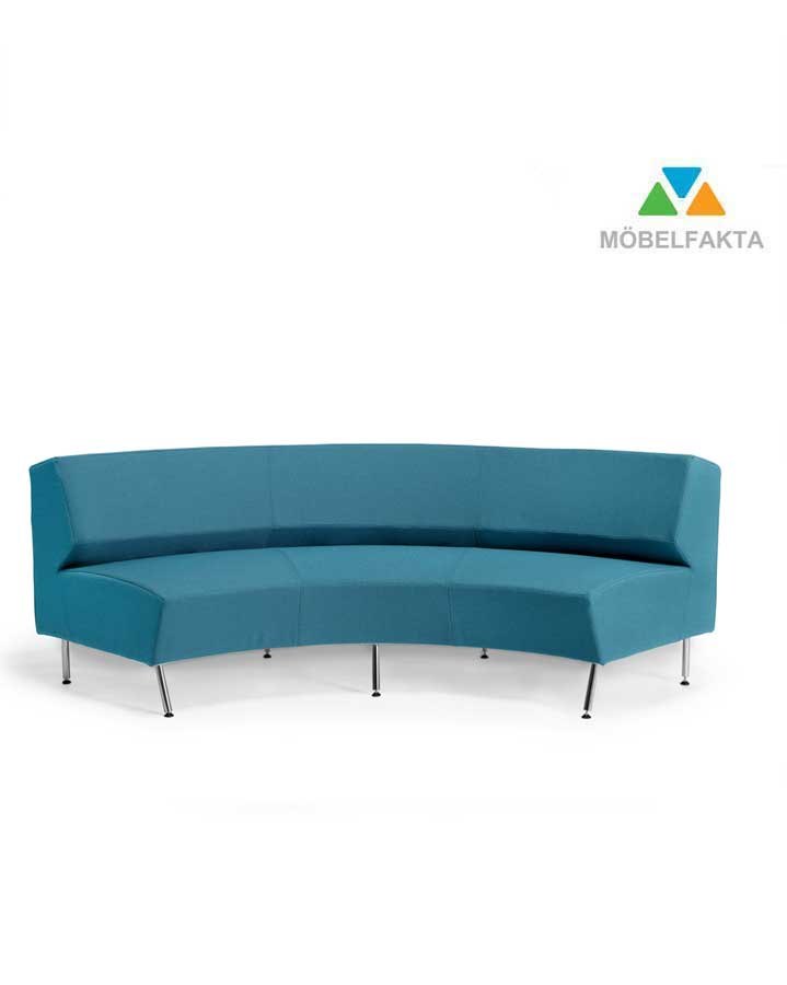 Modul sofa Support buet innover 240 cm, ben i krom, valgfritt fargestoff