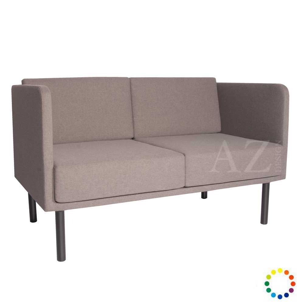 2-seters sofa Karlskrona med lav rygg, valgfri farge tekstil