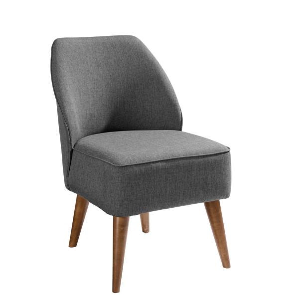 MG Furniture Fåtölj Öland gråmelerat tyg