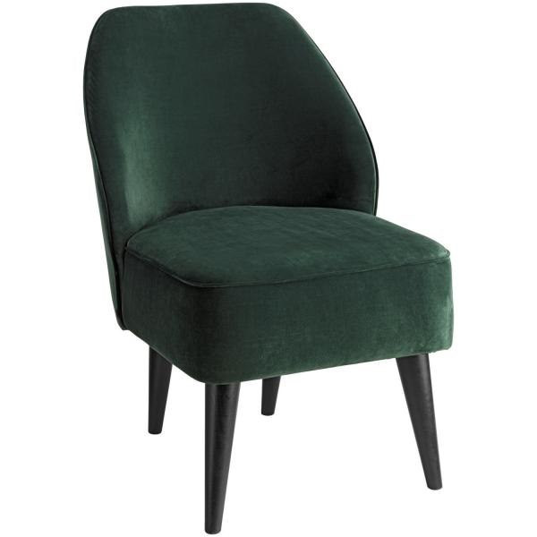 MG Furniture Fåtölj Öland i sammet grangrön