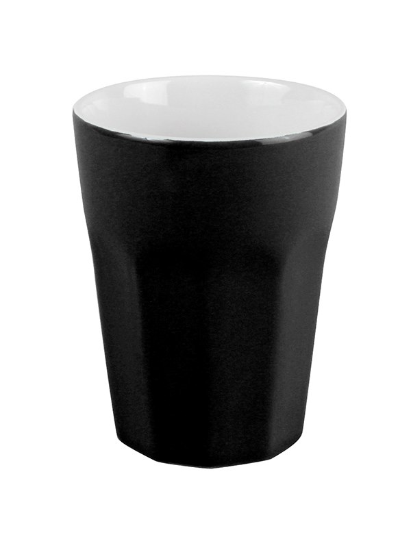 Kaffemugg Bologna 30 cl fältspatporslin svart