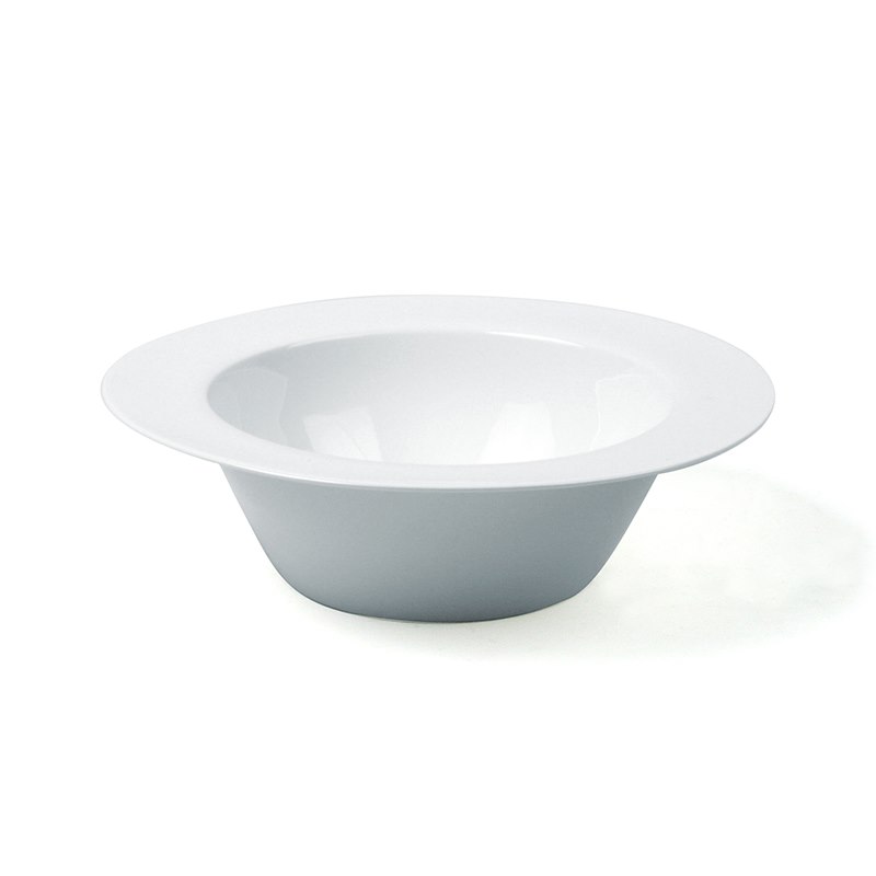 Tallrik Zeus, dia 18 cm, djup, vit