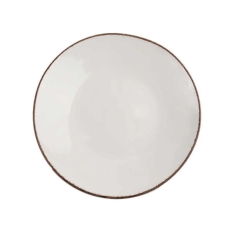 Tallrik Fortuna, dia 27 cm, flat, beige