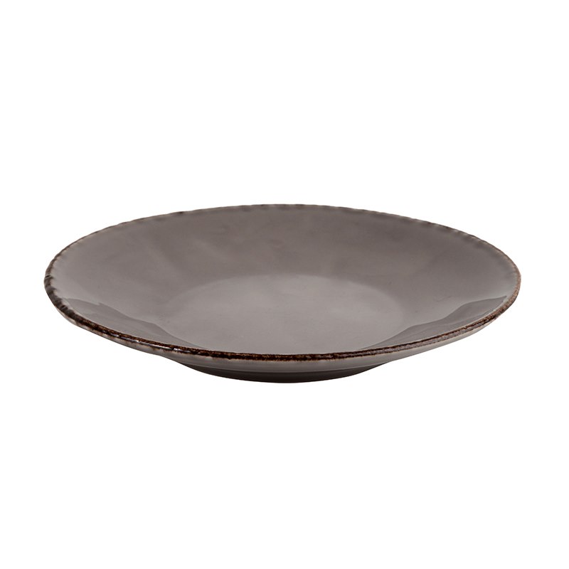 Tallrik Fortuna, dia 30 cm, flat, grå