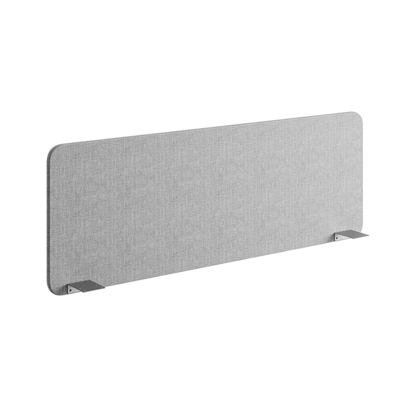 Bordsskärm Silencio Premium ljudabsorberande grå 140x53x3,6 cm