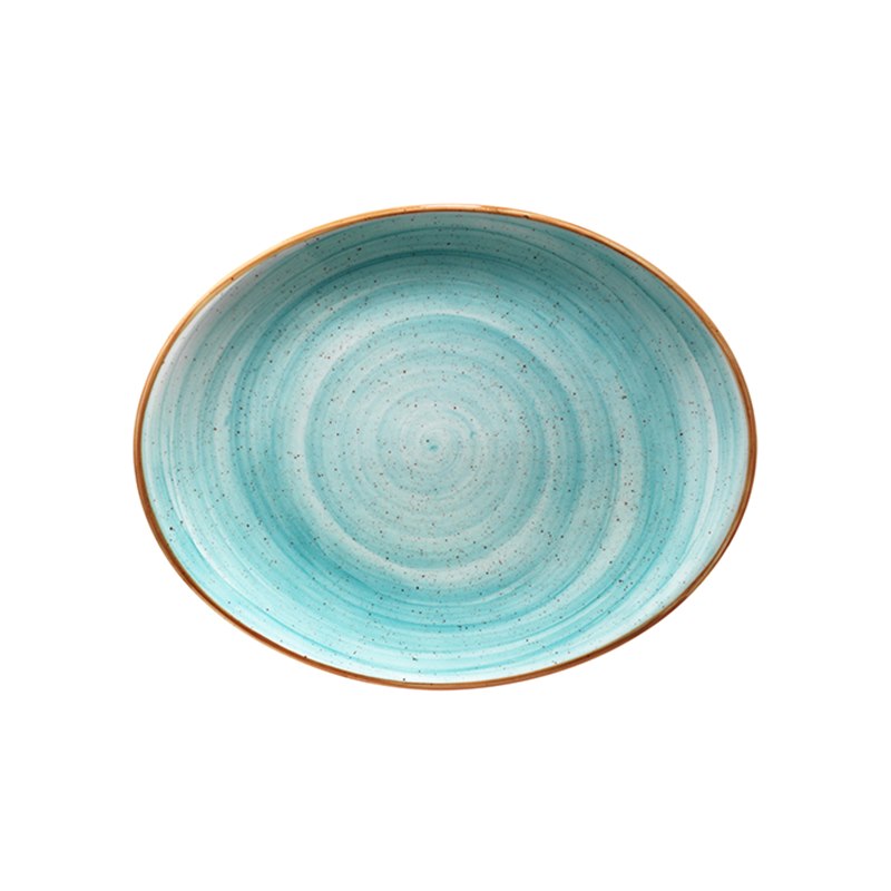 Bonna Tallrik Aqua 31X24 cm oval