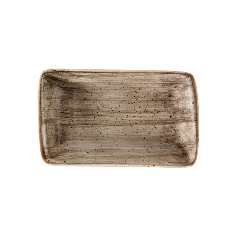 Tallrik Terrain, 15x9 cm, flat, rektangulär, upphöjd kant