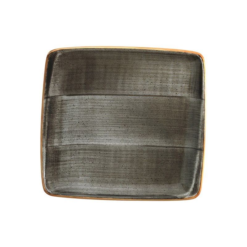 Tallrik Space, 32x30 cm, flat, rektangulär, upphöjd kant