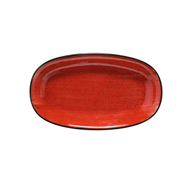 Tallrik Passion, 15x8,5 cm, flat, oval, upphöjd kant