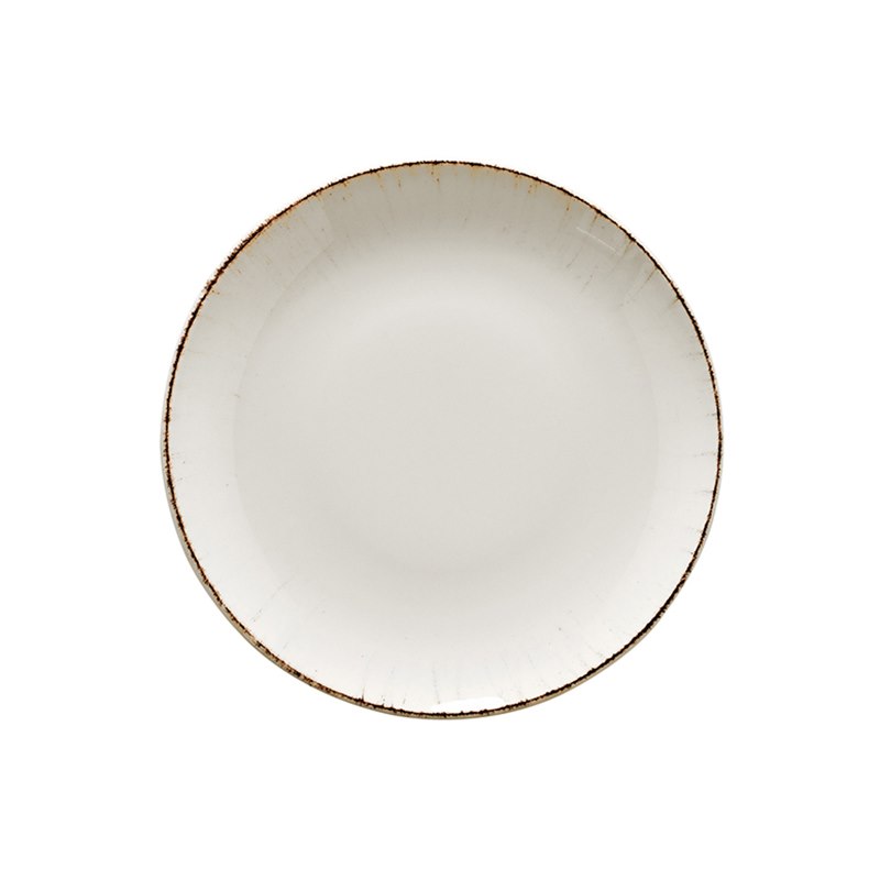 Tallrik Retro, dia 19 cm, flat, rund