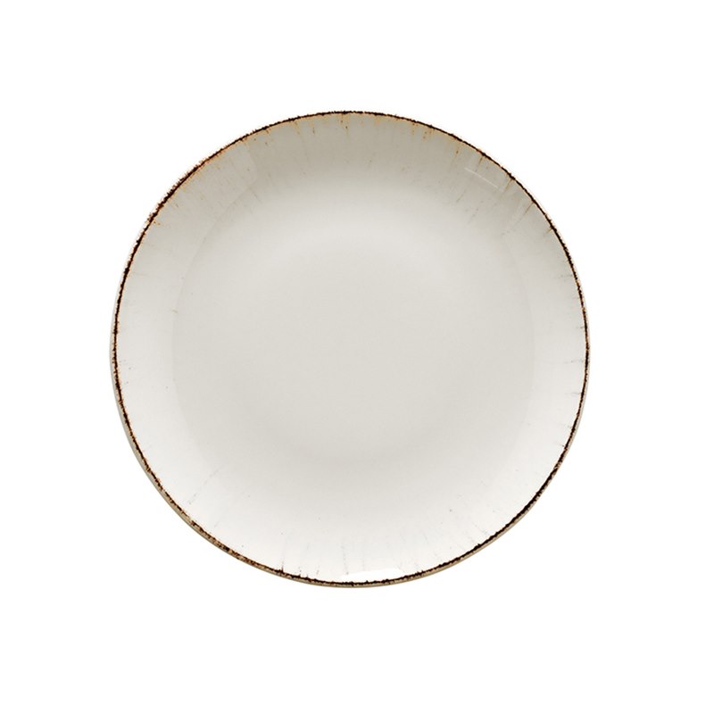 Tallrik Retro, dia 25 cm, flat, rund