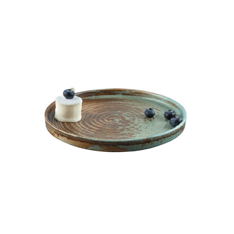 Tallrik Coral, dia 21 cm, flat, rund, upphöjd kant