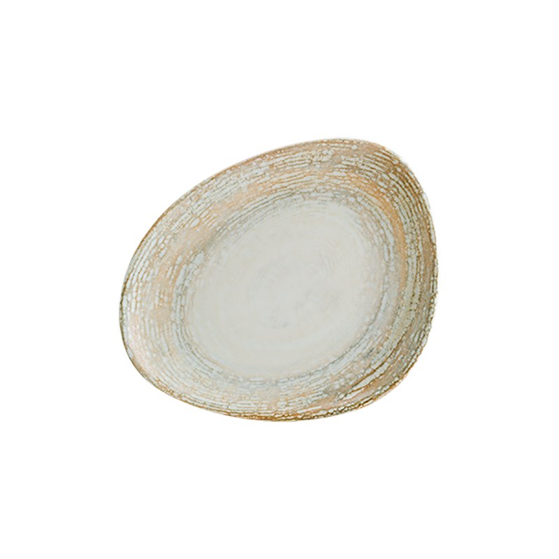 Tallrik Patera, dia 24 cm, flat, asymmetrisk