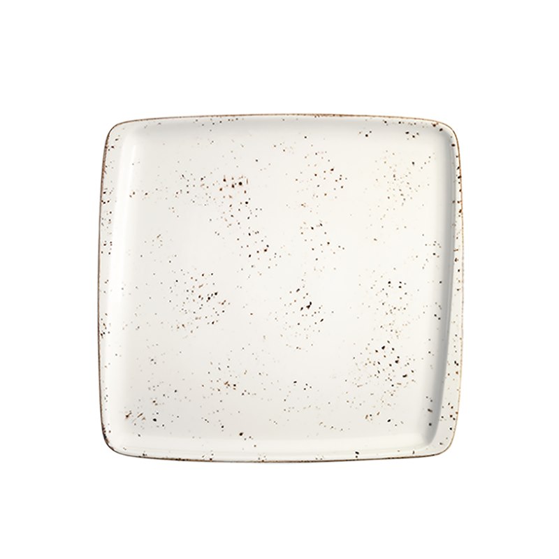 Tallrik Grain, 15x14 cm, flat, rektangulär, upphöjd kant