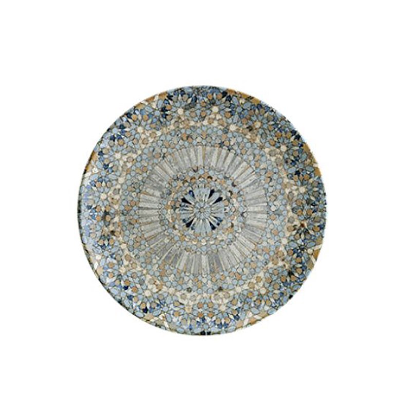 Tallrik Mosaik, dia 19 cm, flat, rund