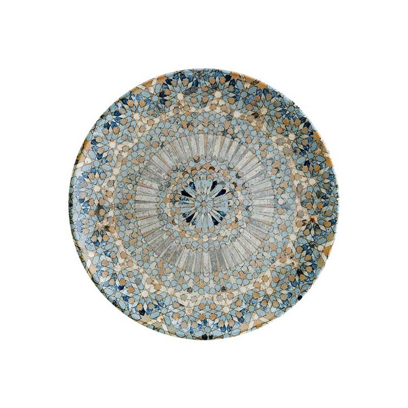 Tallrik Mosaik, dia 27 cm, flat, rund