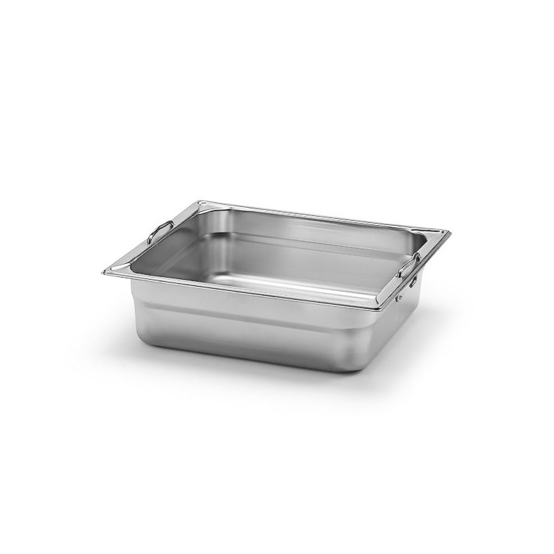 Kantin, GN 2/3, 100 mm, med handtag, rostfritt