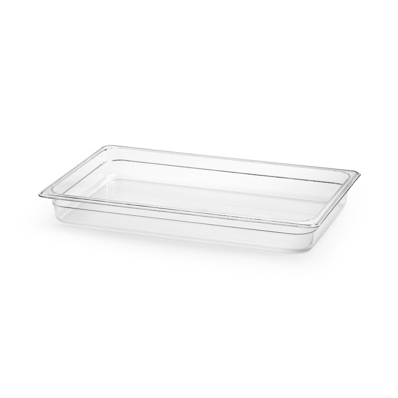 Polykarbonat kantin, GN 1/1, 65 mm, transparent