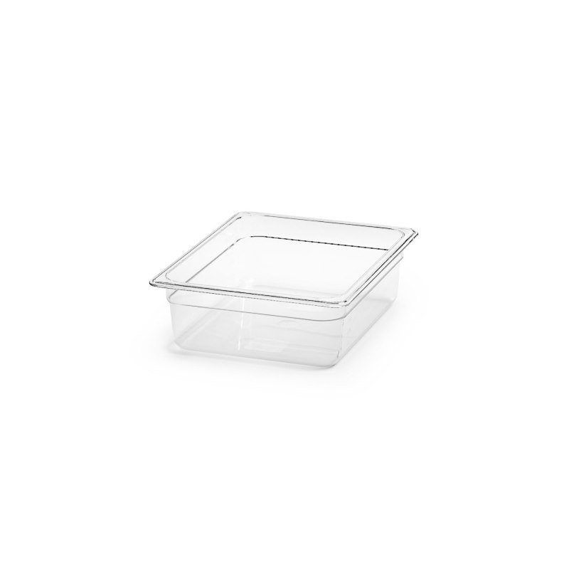 Polykarbonat kantin, GN 1/2, 100 mm, transparent