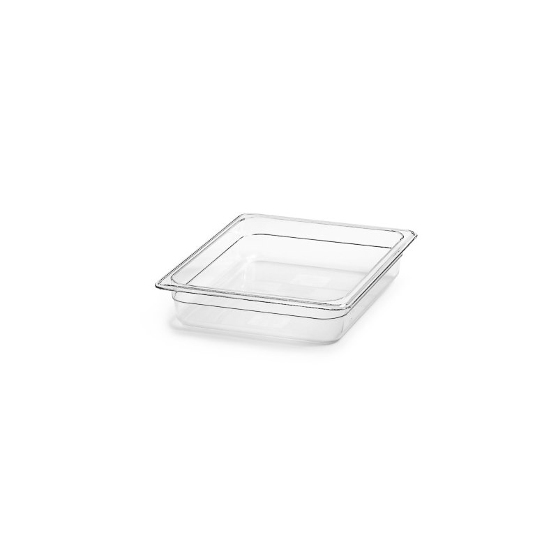 Polykarbonat kantin, GN 1/2, 65 mm, transparent