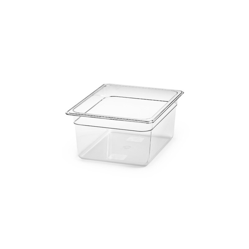 Polykarbonat kantin, GN 1/2, 150 mm, transparent