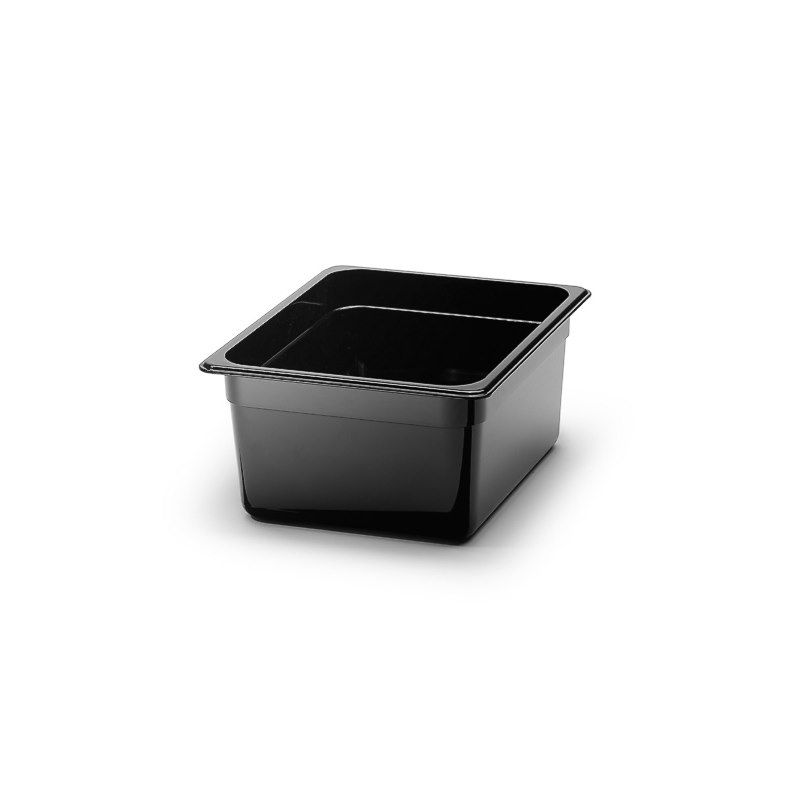 Polykarbonat kantin, GN 1/2, 150 mm, svart